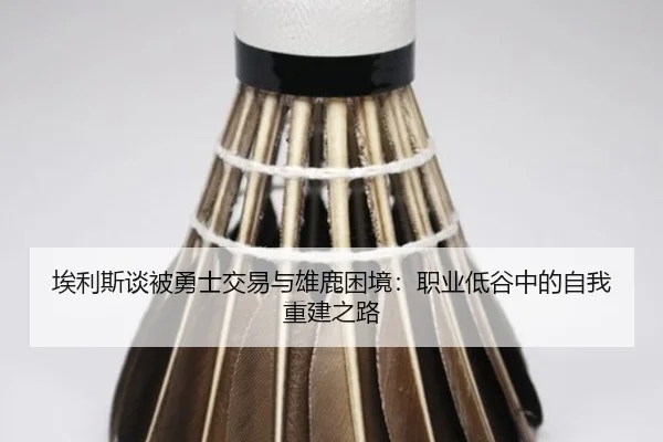 埃利斯谈被勇士交易与雄鹿困境：职业低谷中的自我重建之路